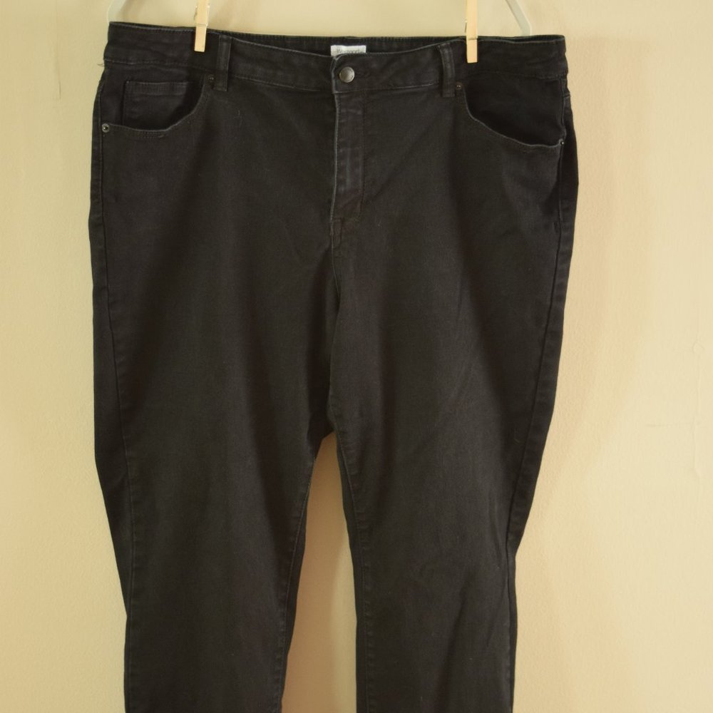 Dressbarn Black Stretch Jeans (sz: 18W)
